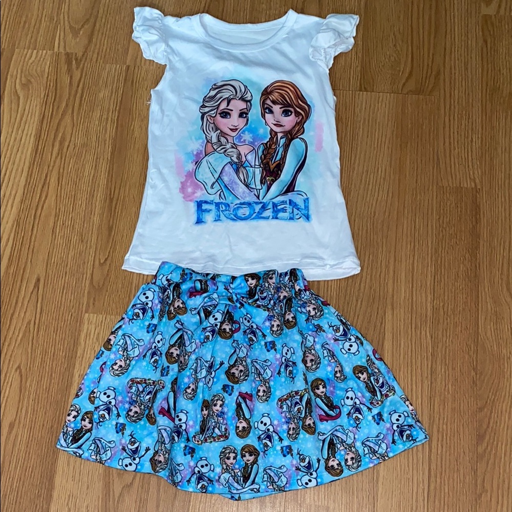 Frozen T-Shirt and Skirt Set